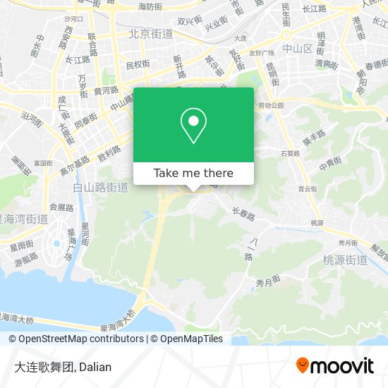 大连歌舞团 map