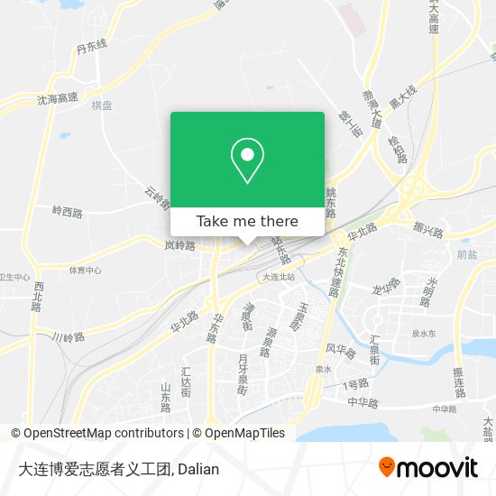 大连博爱志愿者义工团 map