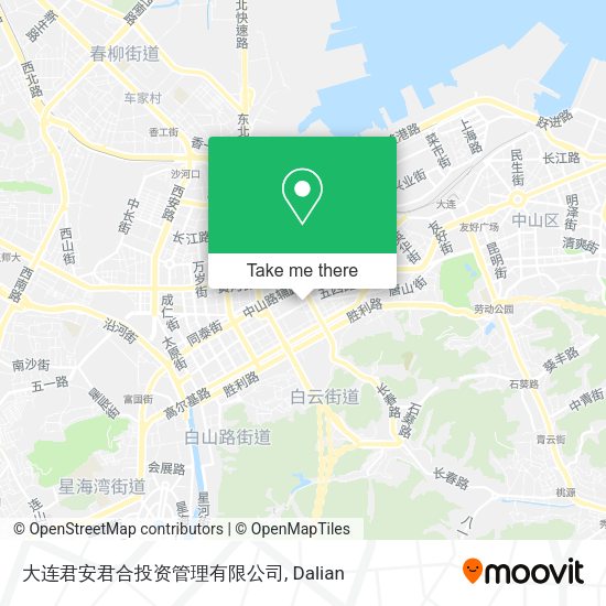 大连君安君合投资管理有限公司 map