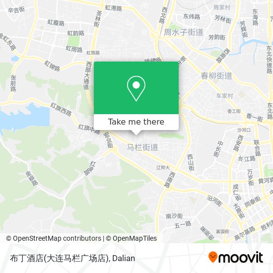 布丁酒店(大连马栏广场店) map