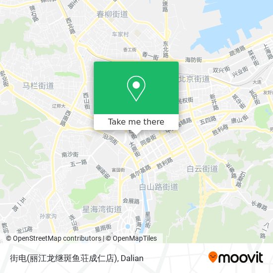 街电(丽江龙继斑鱼荘成仁店) map