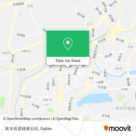 泉水街道锦泉社区 map