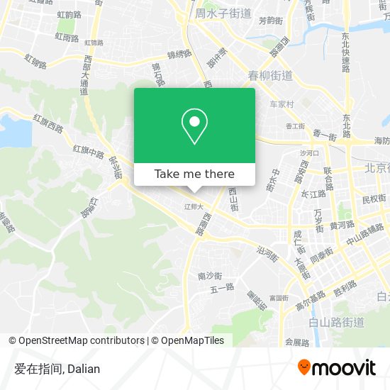 爱在指间 map