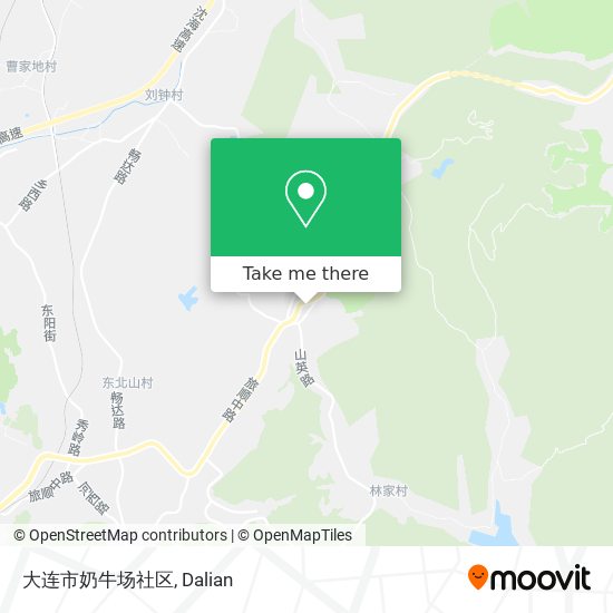大连市奶牛场社区 map