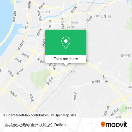 喜棠炭火烤肉(金州联胜店) map