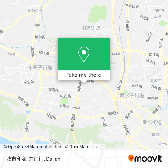 城市印象-东南门 map
