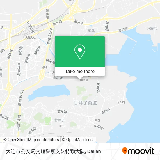 大连市公安局交通警察支队特勤大队 map