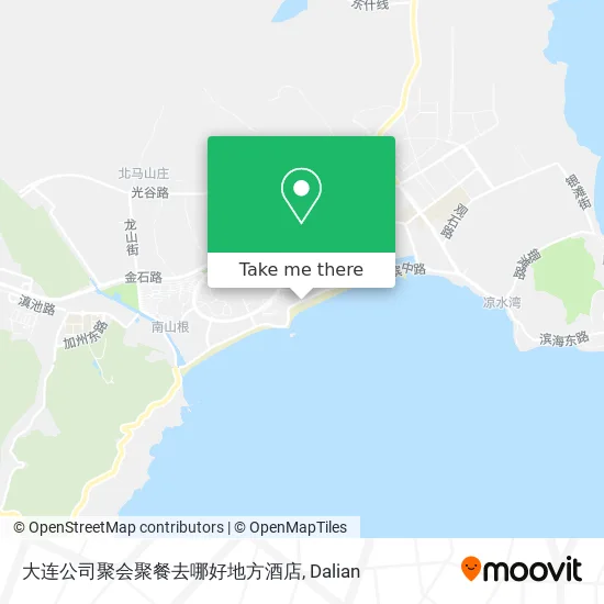 大连公司聚会聚餐去哪好地方酒店 map