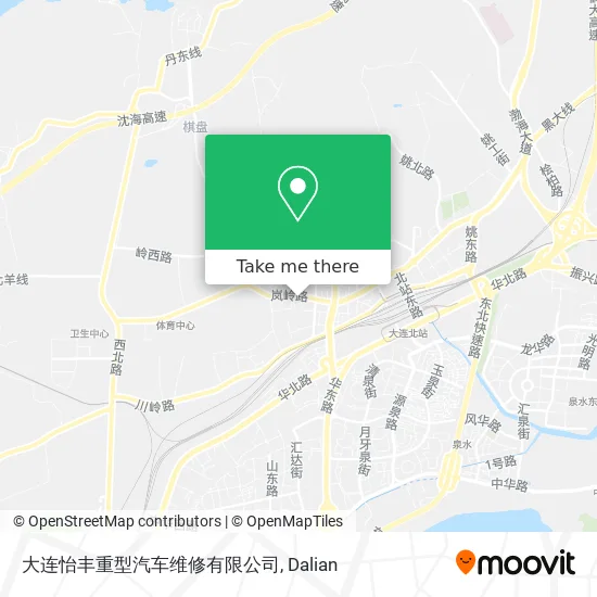 大连怡丰重型汽车维修有限公司 map