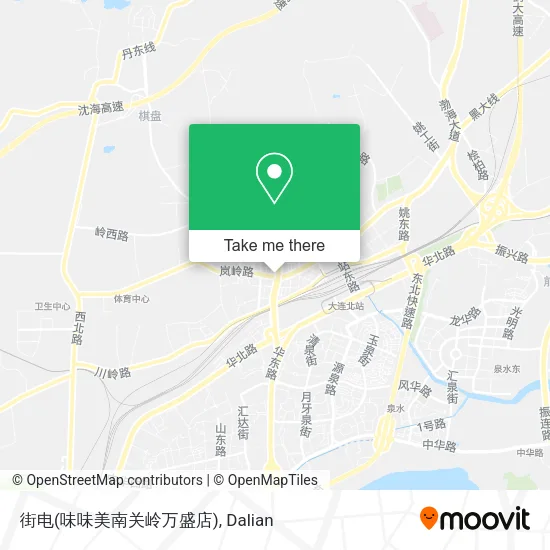 街电(味味美南关岭万盛店) map