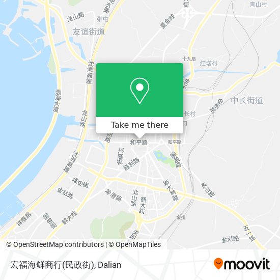 宏福海鲜商行(民政街) map