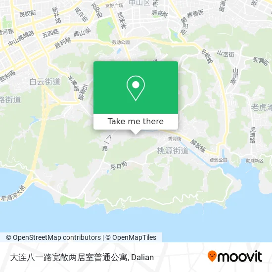 大连八一路宽敞两居室普通公寓 map