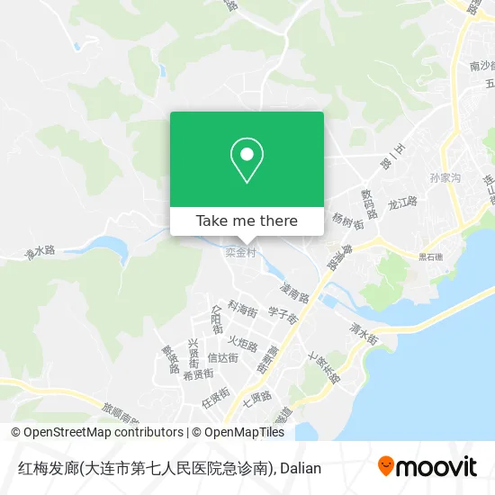红梅发廊(大连市第七人民医院急诊南) map