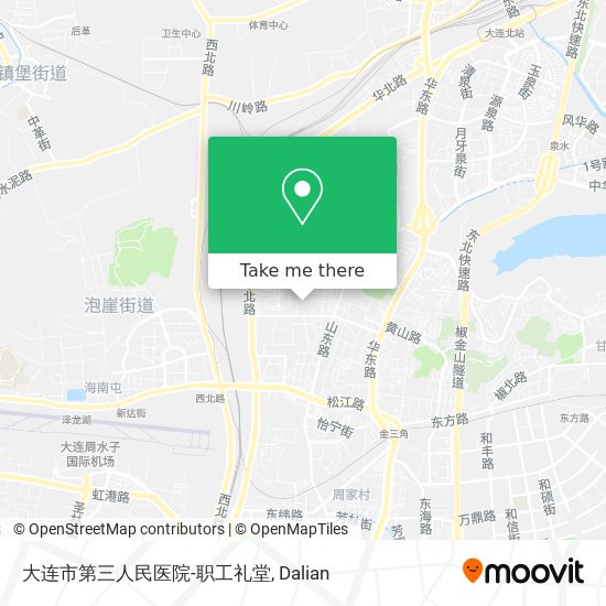 大连市第三人民医院-职工礼堂 map