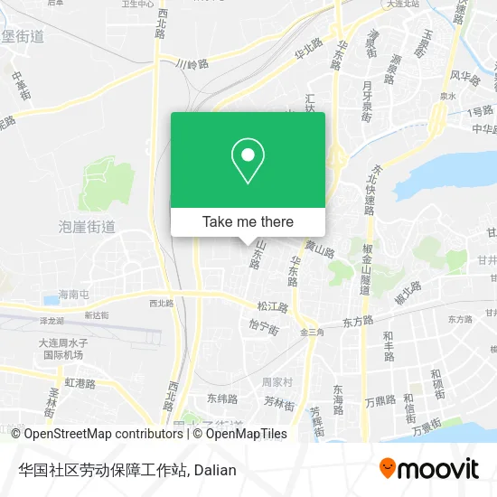 华国社区劳动保障工作站 map