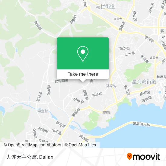 大连天宇公寓 map