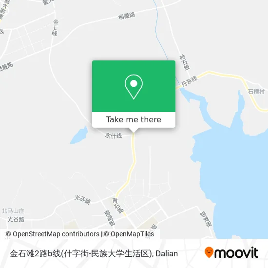 金石滩2路b线(什字街-民族大学生活区) map
