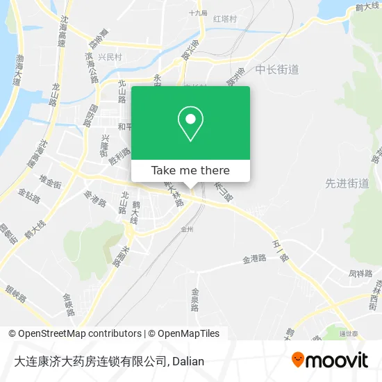 大连康济大药房连锁有限公司 map