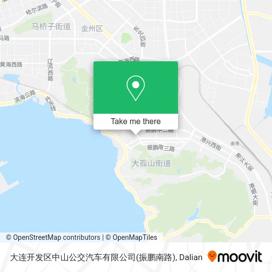 大连开发区中山公交汽车有限公司(振鹏南路) map