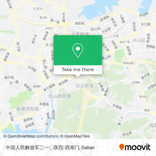 中国人民解放军二一〇医院-西南门 map