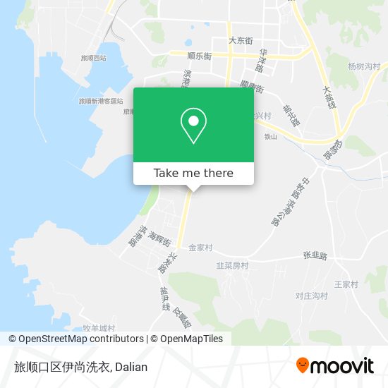 旅顺口区伊尚洗衣 map