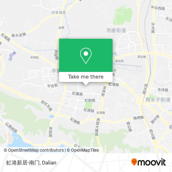 虹港新居-南门 map