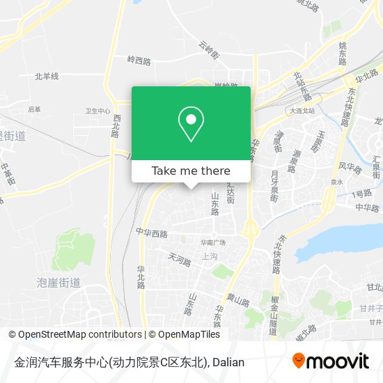金润汽车服务中心(动力院景C区东北) map