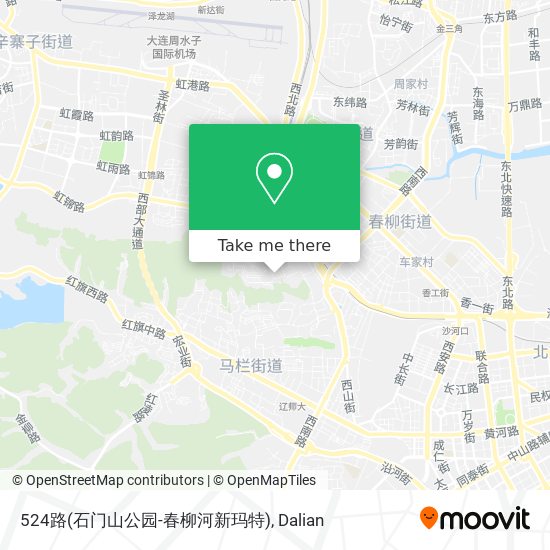 524路(石门山公园-春柳河新玛特) map