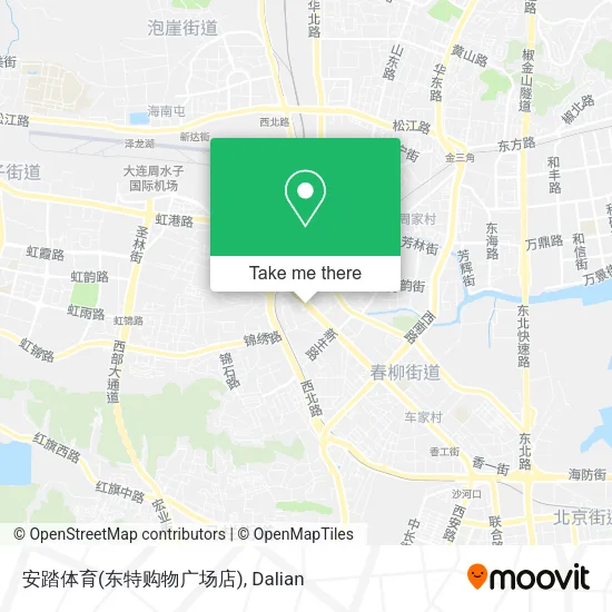 安踏体育(东特购物广场店) map