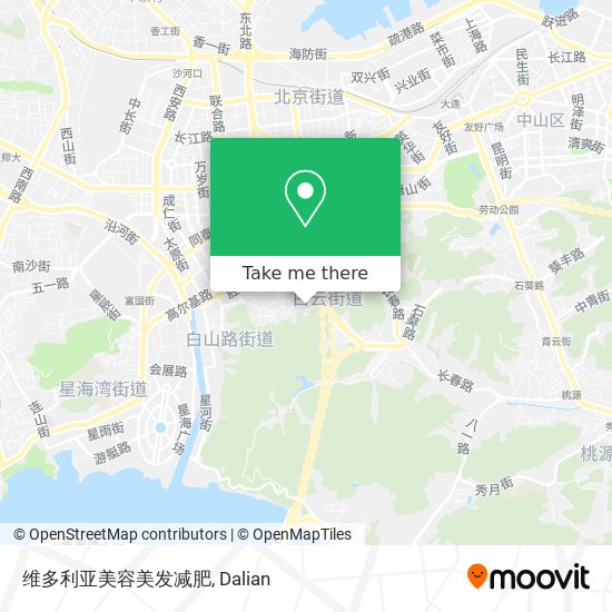 维多利亚美容美发减肥 map