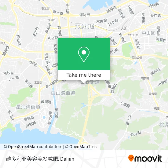 维多利亚美容美发减肥 map