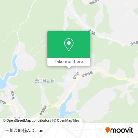 玉川园80幢A map