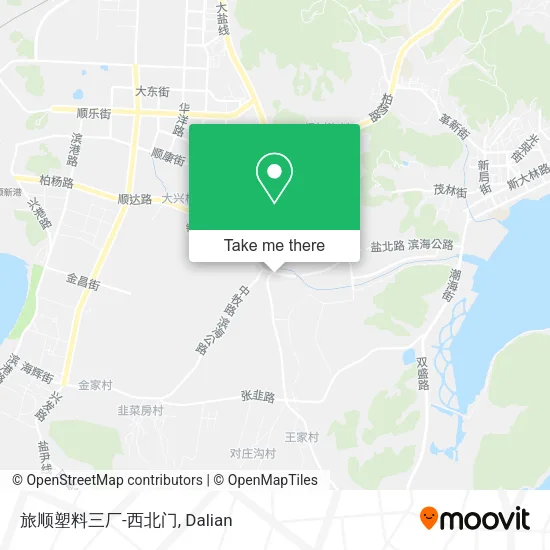 旅顺塑料三厂-西北门 map