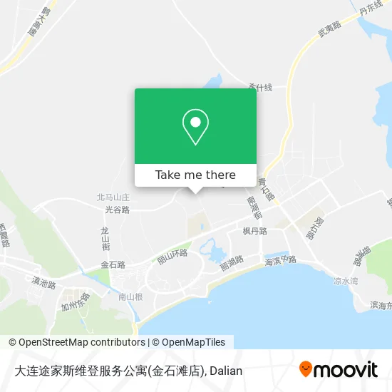 大连途家斯维登服务公寓(金石滩店) map