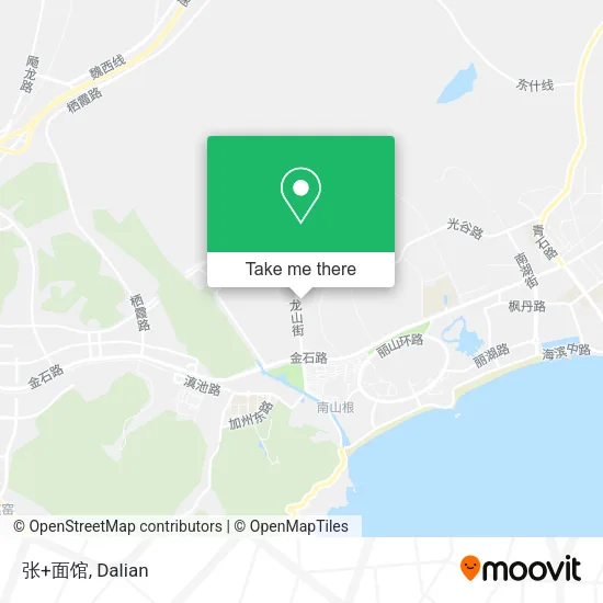 张+面馆 map