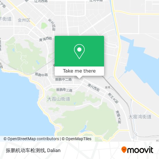 振鹏机动车检测线 map