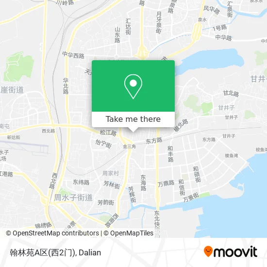 翰林苑A区(西2门) map