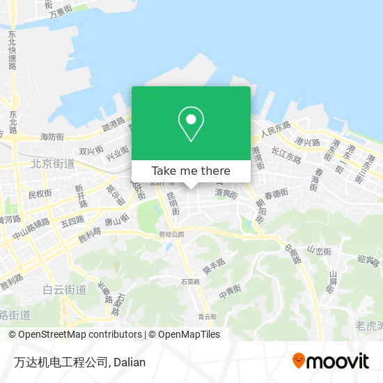 万达机电工程公司 map