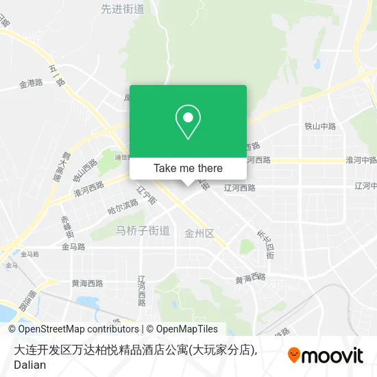 大连开发区万达柏悦精品酒店公寓(大玩家分店) map