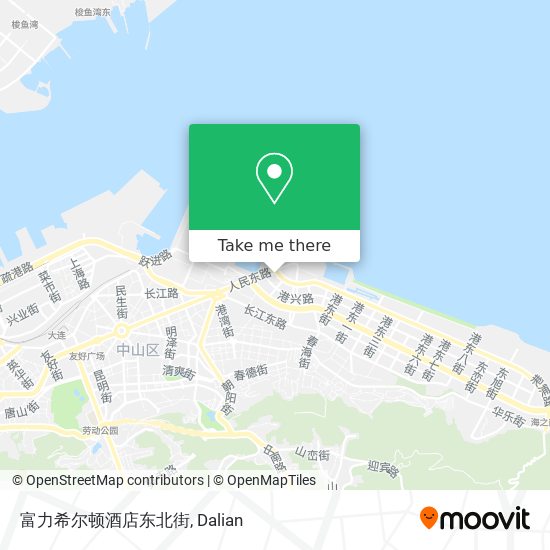 富力希尔顿酒店东北街 map