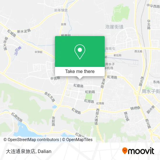 大连通泉旅店 map