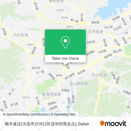 顺丰速运(大连市沙河口区连华街营业点) map