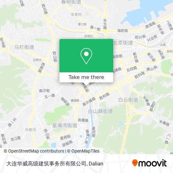 大连华威高级建筑事务所有限公司 map