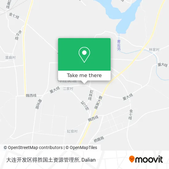 大连开发区得胜国土资源管理所 map