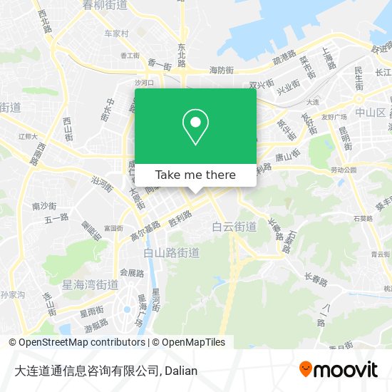 大连道通信息咨询有限公司 map