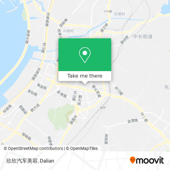 欣欣汽车美容 map