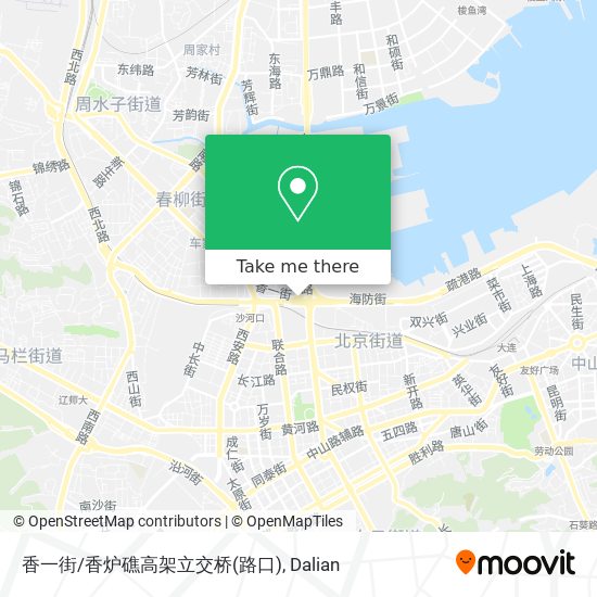 香一街/香炉礁高架立交桥(路口) map