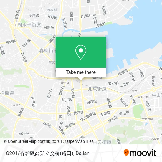 G201/香炉礁高架立交桥(路口) map