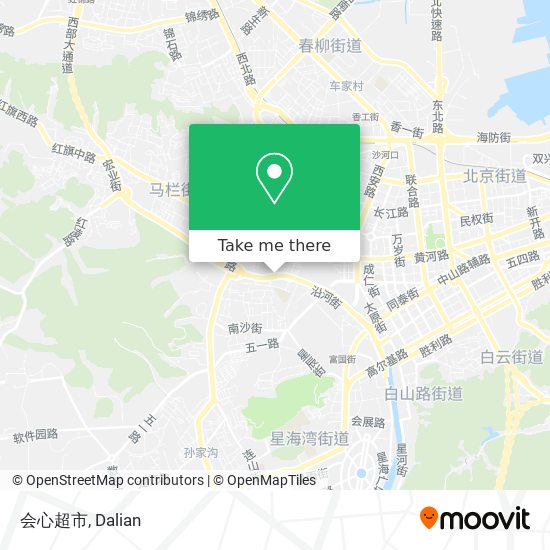 会心超市 map