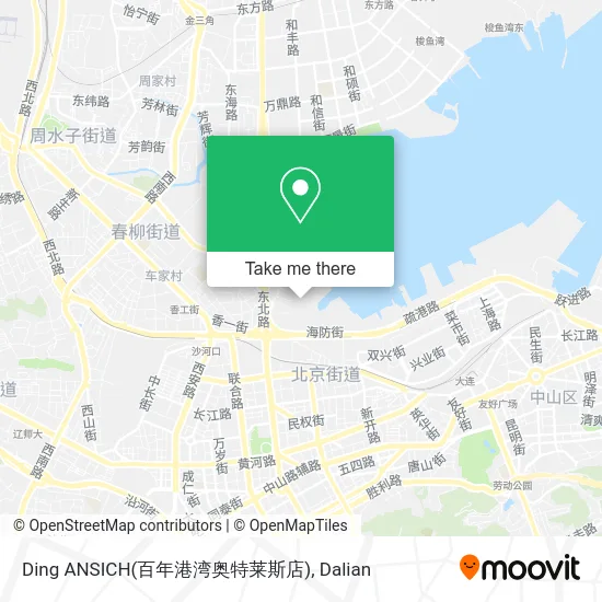 Ding ANSICH(百年港湾奥特莱斯店) map